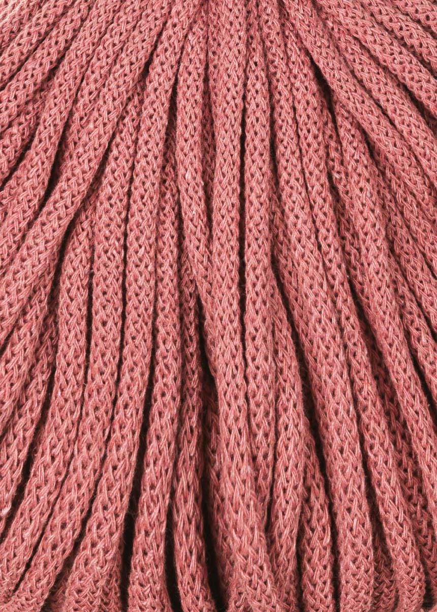 Bobbiny Braided Cord, "Peony" 3mm, 5mm, 9mm (108 yards/100m) - BasketsandBlanketsNJ