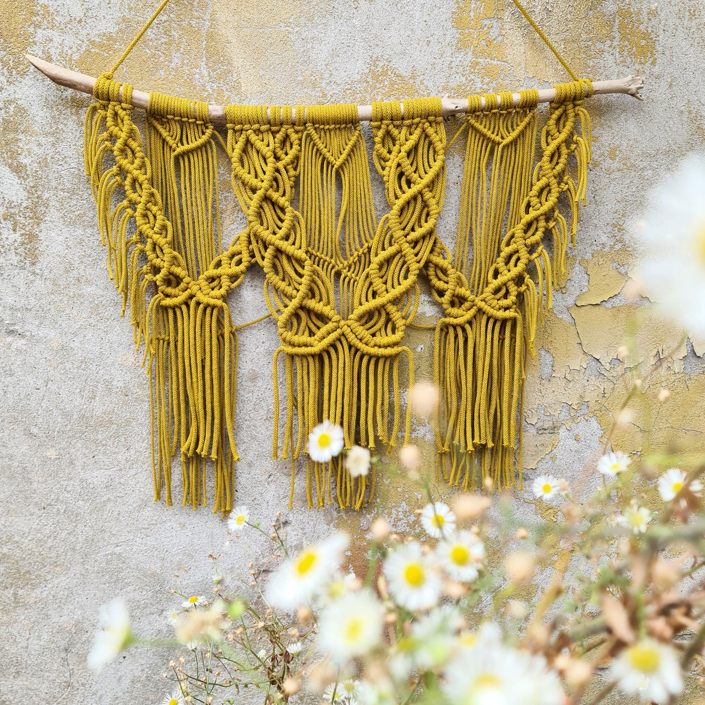 Bobbiny "Spicy Yellow" Single Twist Macrame Cord, 9mm, 5mm, 3mm, 1.5mm - BasketsandBlanketsNJ
