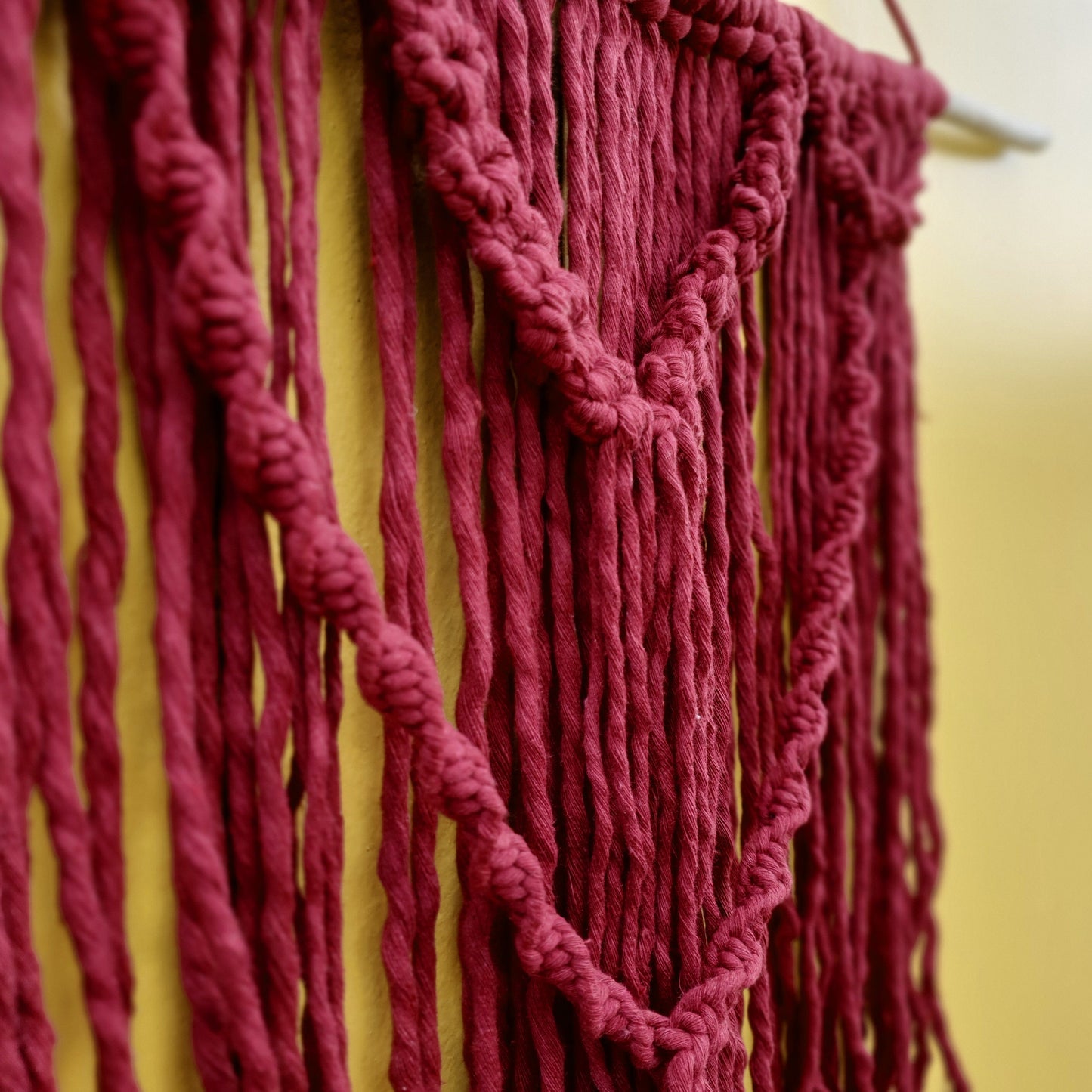 Bobbiny "Wine Red" Single Twist Macrame Cord, 9mm, 5mm, 3mm, 1.5mm - BasketsandBlanketsNJ