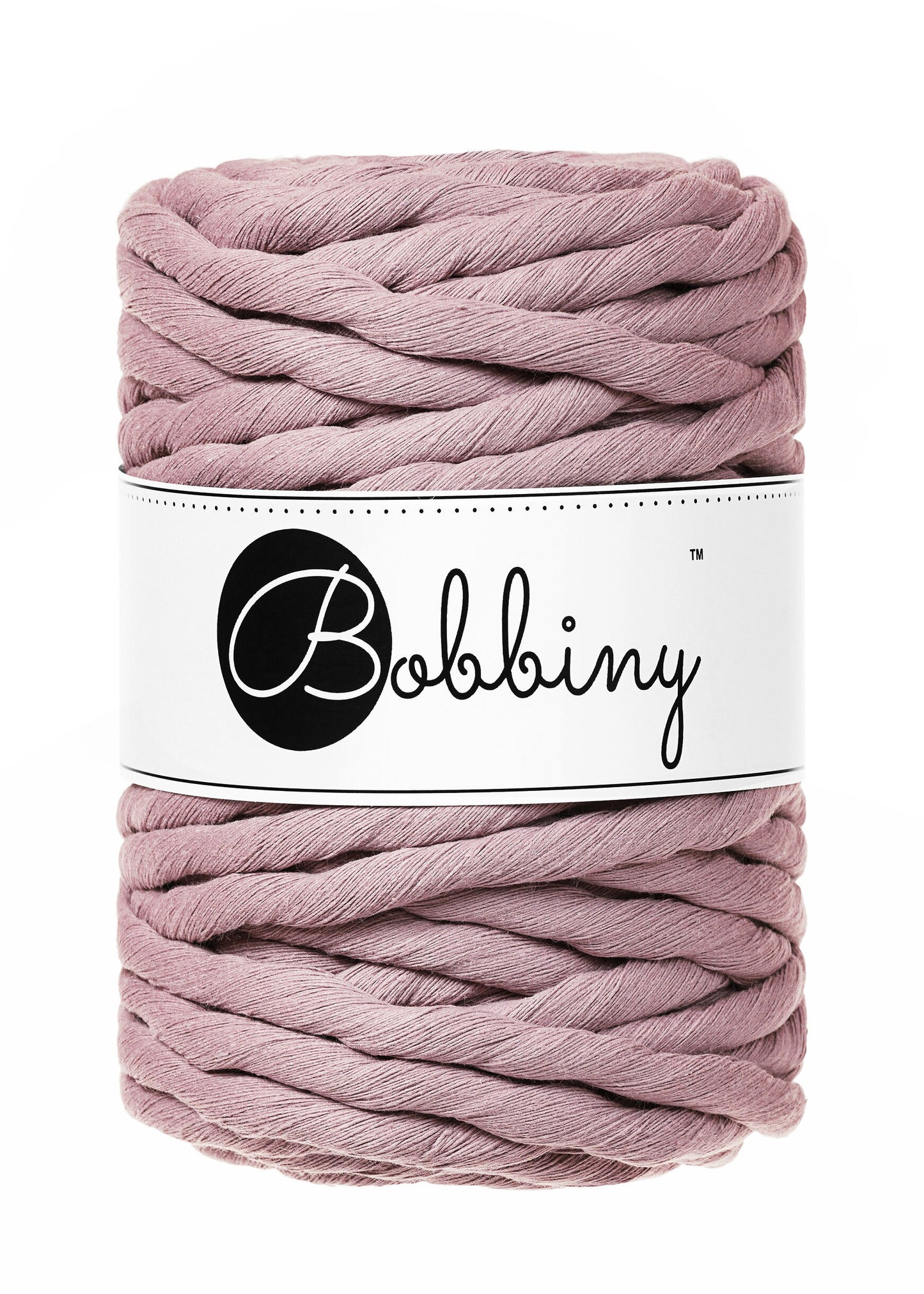 Bobbiny "Mauve" Single Twist Macrame Cord, 9mm, 5mm, 3mm, 1.5mm - BasketsandBlanketsNJ