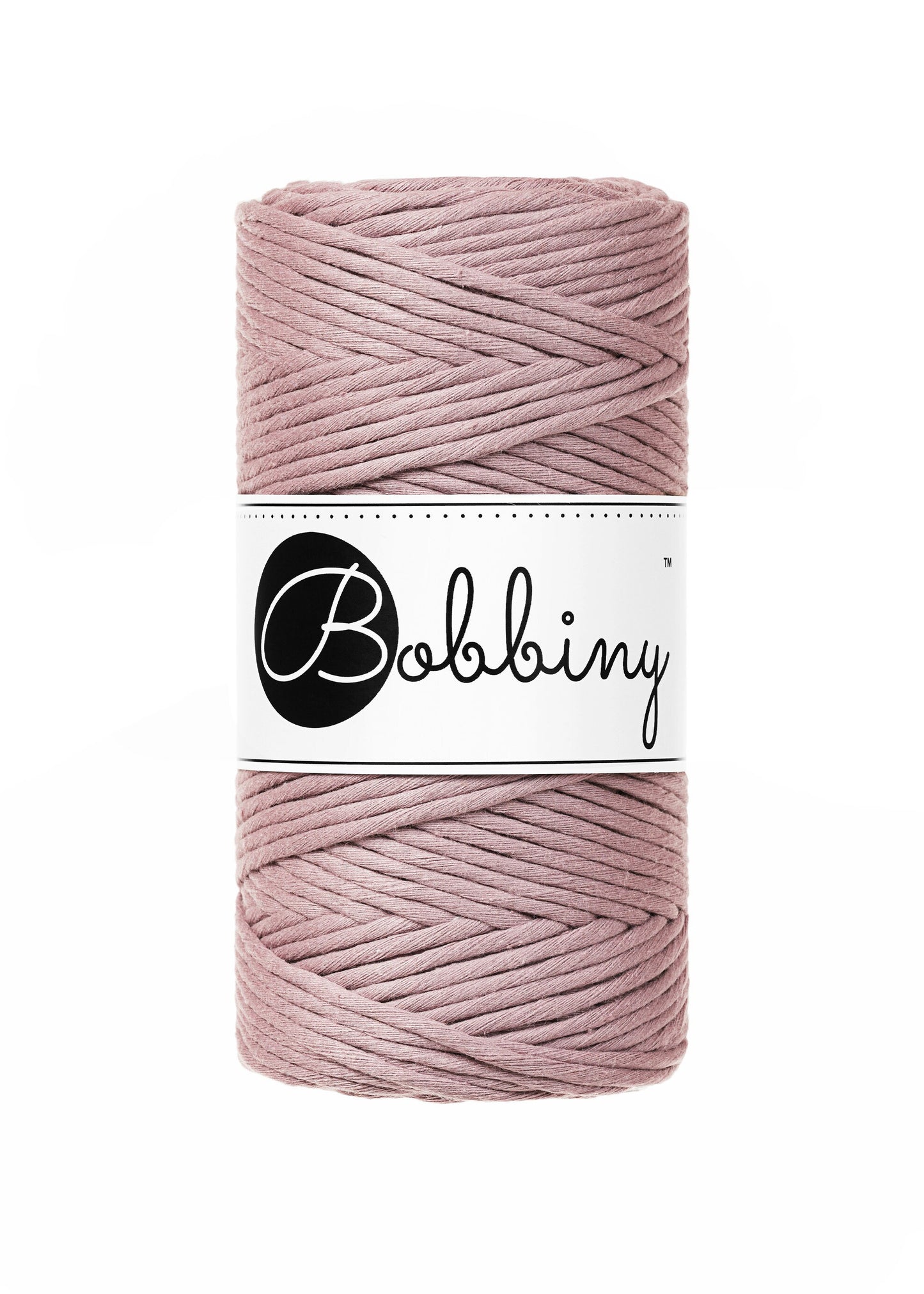 Bobbiny "Mauve" Single Twist Macrame Cord, 9mm, 5mm, 3mm, 1.5mm - BasketsandBlanketsNJ