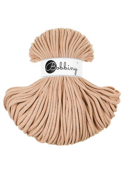 Bobbiny Braided Cord, "Biscuit" 3mm, 5mm, 9mm (108 yards/100m) - BasketsandBlanketsNJ