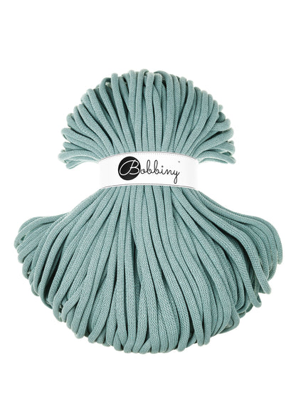 Bobbiny Braided Cord, "Duck Egg Blue" 3mm, 5mm, 9mm (108 yards/100m) - BasketsandBlanketsNJ