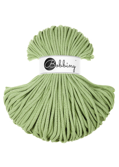 Bobbiny Braided Cord, "Matcha" 3mm, 5mm, 9mm (108 yards/100m) - BasketsandBlanketsNJ