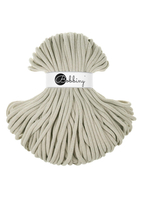Bobbiny Braided Cord, "Pale Olive" 3mm, 5mm, 9mm (108 yards/100m) - BasketsandBlanketsNJ