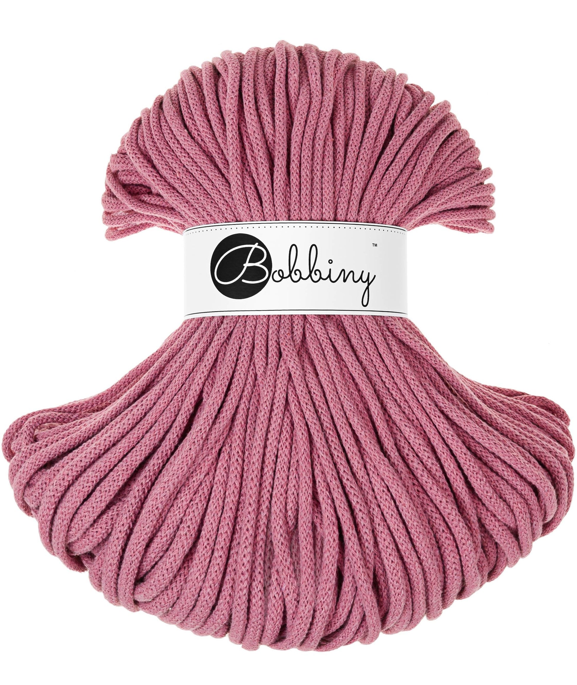Bobbiny Braided Cord, "Blossom" 3mm, 5mm, 9mm (108 yards/100m) - BasketsandBlanketsNJ