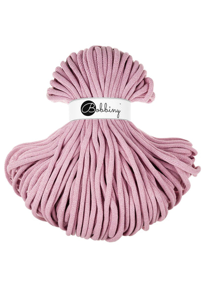 Bobbiny Braided Cord, "Dusty Rose" 3mm, 5mm, 9mm (108 yards/100m) - BasketsandBlanketsNJ