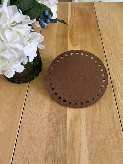 8" Round Basket Bottom, Circular wooden basket bottom, Round wooden basket bottom, Circular basket botton - BasketsandBlanketsNJ