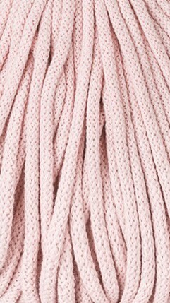 Bobbiny Braided Cord, "Pastel Pink" 3mm, 5mm, 9mm (108 yards/100m) - BasketsandBlanketsNJ