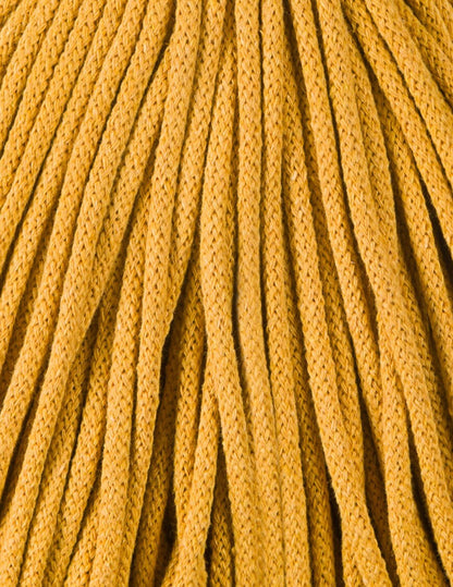 Bobbiny Braided Cord, "Mustard" 3mm, 5mm, 9mm (108 yards/100m) - BasketsandBlanketsNJ