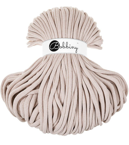 Bobbiny Braided Cord, "Nude" 3mm, 5mm, 9mm (108 yards/100m) - BasketsandBlanketsNJ