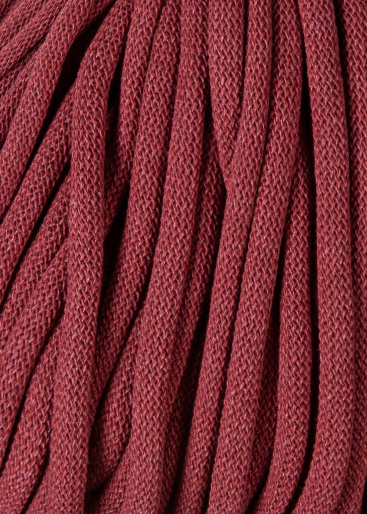 Bobbiny Braided Cord, "Wild Rose" 3mm, 5mm, 9mm (108 yards/100m) - BasketsandBlanketsNJ