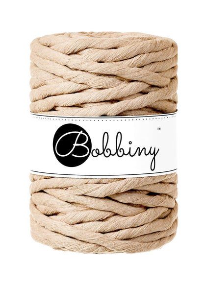 Bobbiny "Sand" Single Twist Macrame Cord, 9mm, 5mm, 3mm, 1.5mm - BasketsandBlanketsNJ