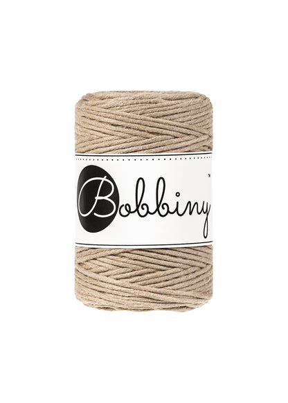 Bobbiny "Sand" Single Twist Macrame Cord, 9mm, 5mm, 3mm, 1.5mm - BasketsandBlanketsNJ