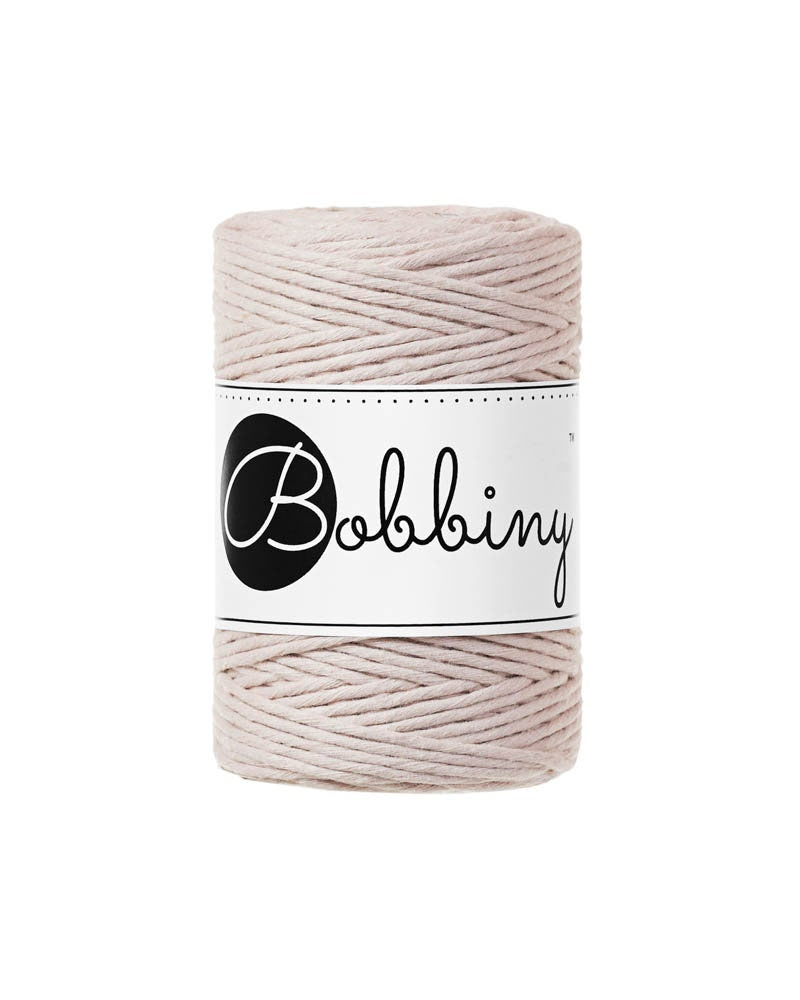 Bobbiny "Nude" Single Twist Macrame Cord, 9mm, 5mm, 3mm, 1.5mm - BasketsandBlanketsNJ