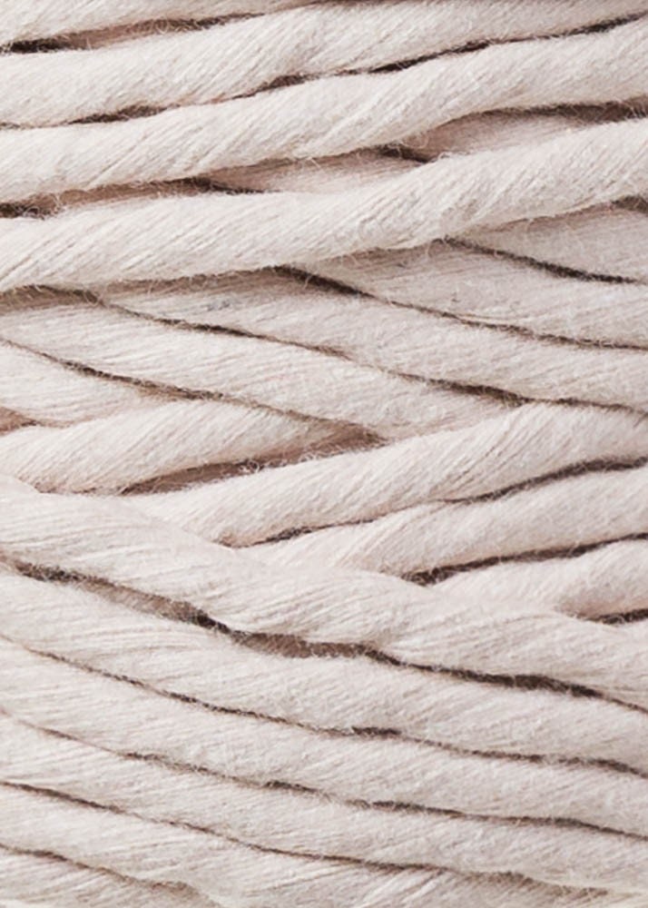 Bobbiny "Nude" Single Twist Macrame Cord, 9mm, 5mm, 3mm, 1.5mm - BasketsandBlanketsNJ