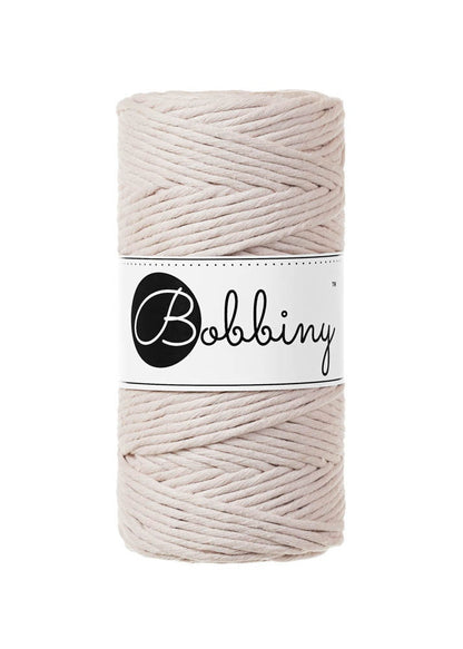 Bobbiny "Nude" Single Twist Macrame Cord, 9mm, 5mm, 3mm, 1.5mm - BasketsandBlanketsNJ