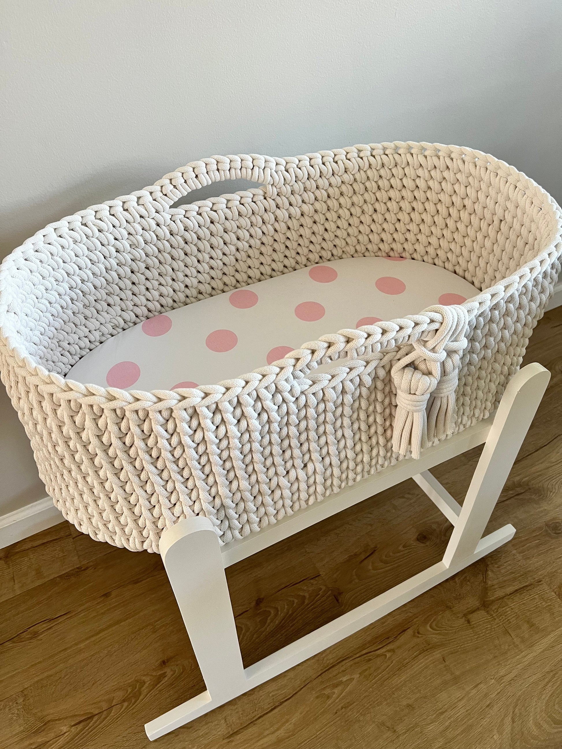 Baby Crib Basket Moses Bassinet Newborn Basket Bassinet