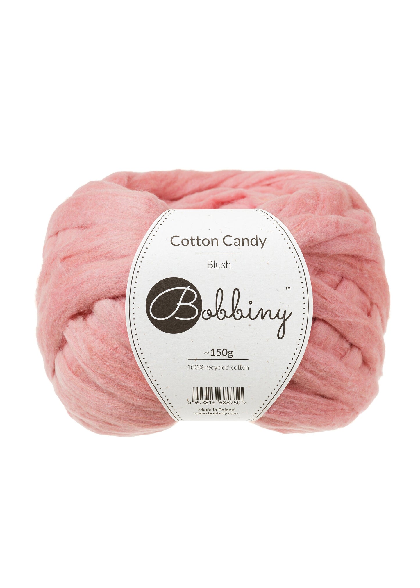 NEW! Bobbiny Cotton Candy Roving, 100 % Recycled Cotton - BasketsandBlanketsNJ