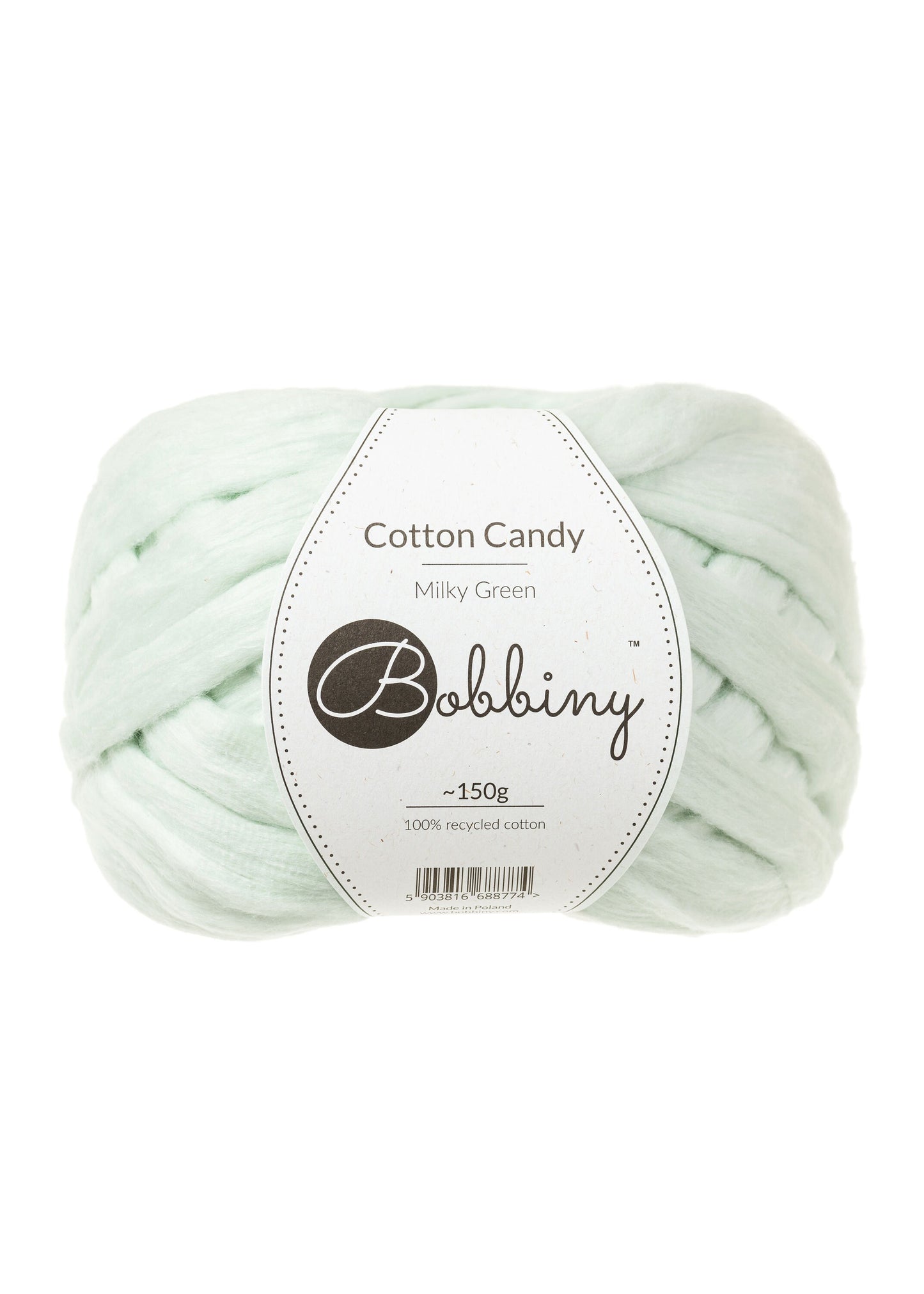 NEW! Bobbiny Cotton Candy Roving, 100 % Recycled Cotton - BasketsandBlanketsNJ