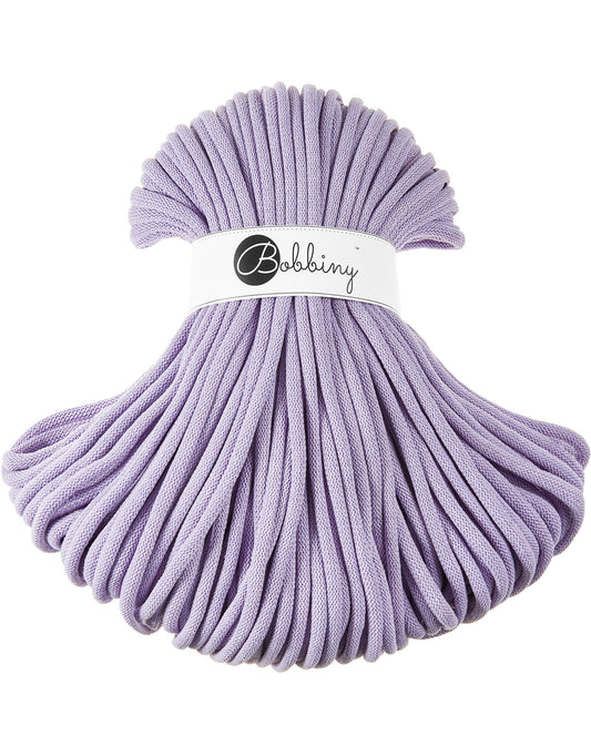 Bobbiny Braided Cord, "Lavender" 3mm, 5mm, 9mm (108 yards/100m) - BasketsandBlanketsNJ
