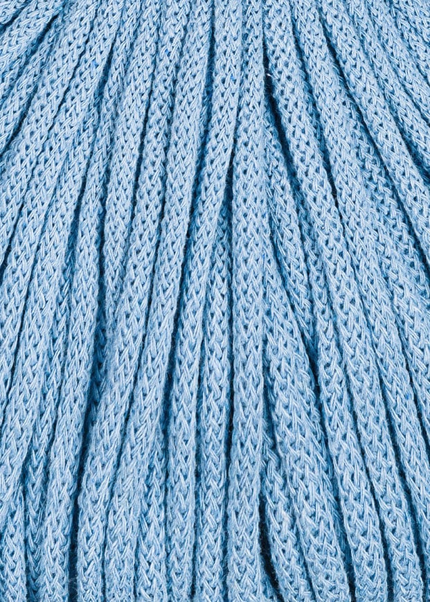 Bobbiny Braided Cord, "Perfect Blue" 3mm, 5mm, 9mm (108 yards/100m) - BasketsandBlanketsNJ