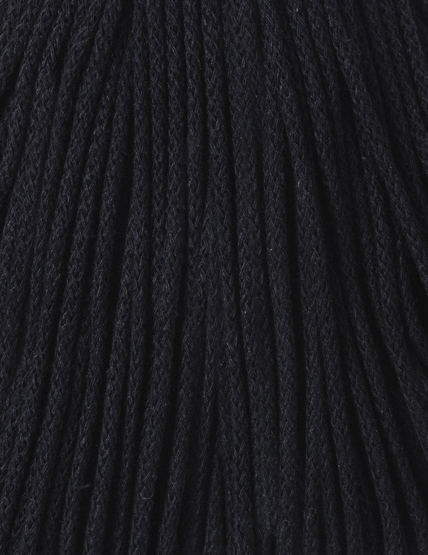 Bobbiny Braided Cord, "Black" 3mm, 5mm, 9mm (108 yards/100m) - BasketsandBlanketsNJ